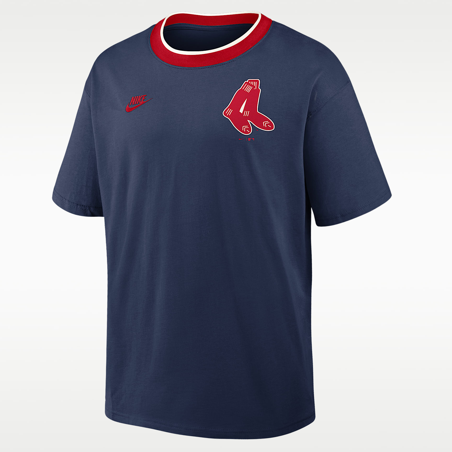 ナイキ スウィングマン MLB Boston Red Sox Cooperstown Ringer Men's Nike MLB T-Shirt. Nike.com